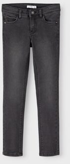 name it winter jeans broek meisjes - zwart - skinny fit - NkfPolly - Maat 152