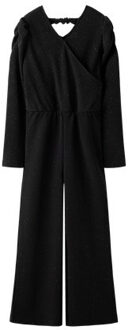 name it winter jumpsuit meisjes - zwart - lange mouw - NkfRoka - Maat 128