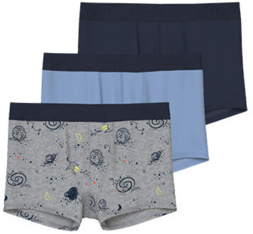 name it winter ondergoed jongens - grijs - 3p boxer - NkmBoxer - Maat 116
