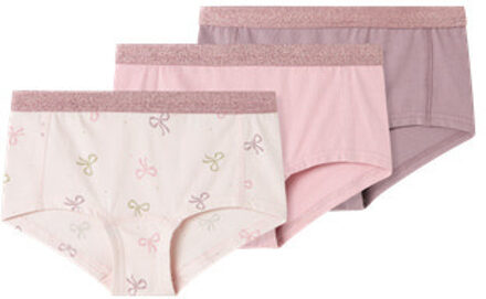 name it winter ondergoed meisjes - paars - 3p hipster - NkfHipster - Maat 134/140