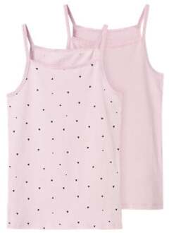 name it winter ondergoed meisjes - roze - 2p top - NkfShort - Maat 116