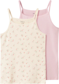 name it winter ondergoed meisjes - wit - 2p top - NkfStrap - Maat 146/152