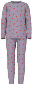 name it winter pyjama meisjes - paars - NkfNightset - Maat 110/116