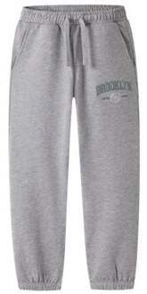 name it winter sweat broek jongens - grijs - regular fit - NkmNewi - Maat 122