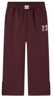 name it winter sweat broek meisjes - paars - wide leg fit - NkfOdika - Maat 164