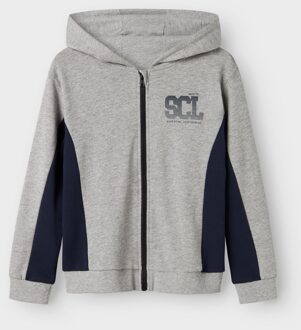 name it winter sweat vest jongens - grijs - NkmLenno - Maat 122/128