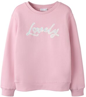 name it winter sweater meisjes - roze - NkfJudie - Maat 146/152
