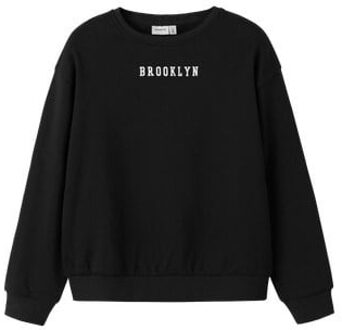 name it winter sweater meisjes - zwart - relaxed fit - NkfNevea - Maat 116