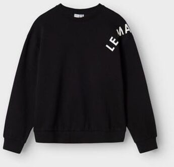 name it winter sweater meisjes - zwart - relaxed fit - NkfOdika - Maat 116