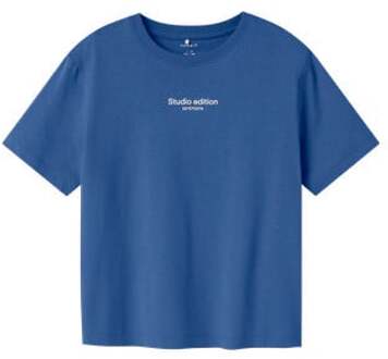 name it winter top jongens - blauw - regular fit - NkmBrody - Maat 146/152