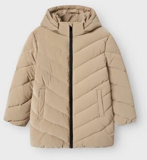 name it winter winterjas meisjes - beige - midi - NkfMarisa - Maat 116