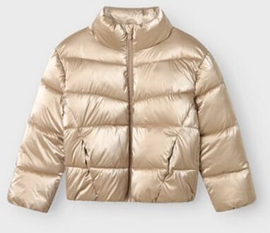 name it winter winterjas meisjes - goud - puffer - NkfManon - Maat 152