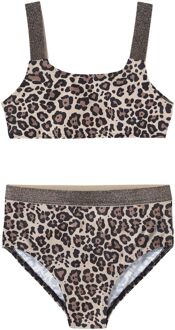 name it Zeria Bikini Meisjes bruin - zwart - 158/164