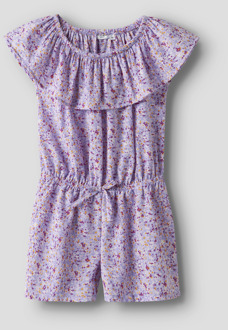 name it zomer jumpsuit meisjes - paars - korte mouw - NkfVinaya - maat 158