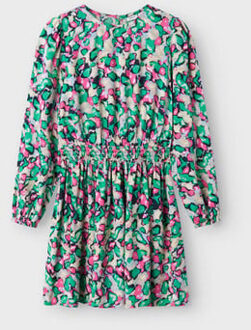 name it zomer jurk meisjes - blauw - Nkfdermi - Maat 128