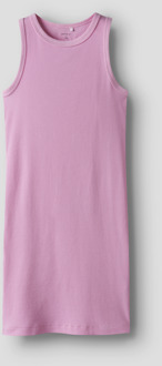 name it zomer jurk meisjes - roze - korte mouw - NkfNakal - maat 158