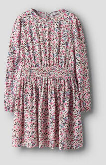 name it zomer jurk meisjes - wit - Nkfdermi - Maat 134