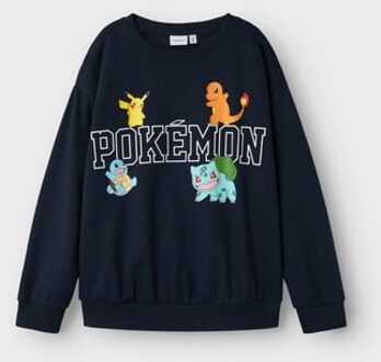 name it zomer sweater jongens - blauw - Nkmday - Maat 104