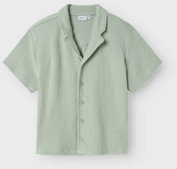 name it zomer t-shirt S/S jongens - blauw grijs - Nkmhivaj - Maat 122/128