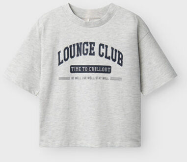 name it zomer top meisjes - grijs - Nkfbekaren - Maat 116