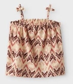 name it zomer top S/S meisjes - roze - Nkfhamsa - Maat 116