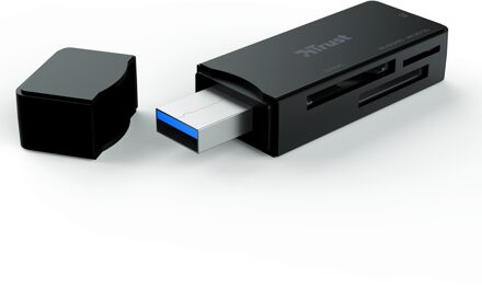 Nanga Compacte USB-kaartlezer (USB 3.2) Desktop accessoire Zwart