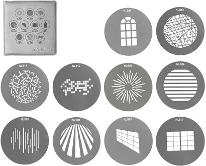 Nanlite BM Mount Projection Attachment Gobo Set 1 (10pcs)