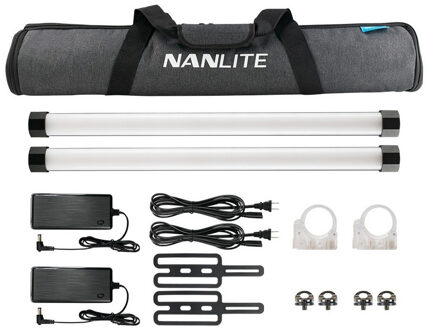 Nanlite Pavotube II 15X dual kit (w/ battery)