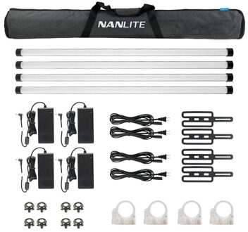 Nanlite Pavotube II 30X quad kit (w/ battery)