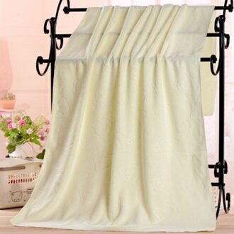 Nano-Microfiber Badhanddoek Sneldrogende Strand Zweet-Absorberende Zachte Douche Handdoek バスタオル geel