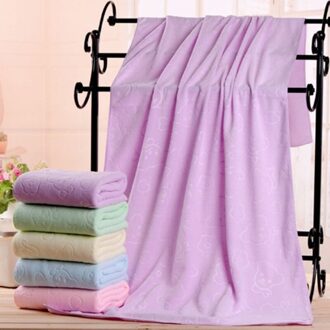 Nano-Microfiber Badhanddoek Sneldrogende Strand Zweet-Absorberende Zachte Douche Handdoek バスタオル paars