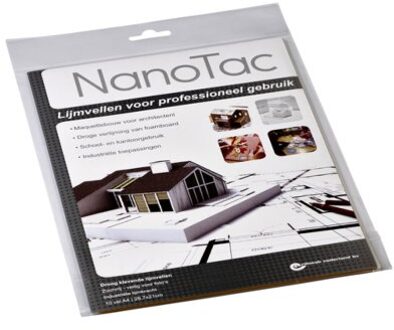 Nano Tac Lijmvel NanoTac professional A4 folie