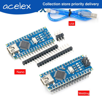 NANO V3.0 Controller Terminal Adapter Expansion Board NANO IO Shield Simple Extension Plate For Arduino AVR ATMEGA328P