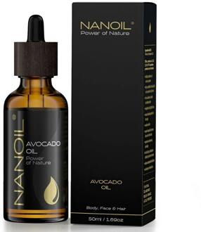 Nanoil_avocado Oil Olejek Z Awokado Do Piel?gnacji W?osi?1/2w I Cia?a 50ml