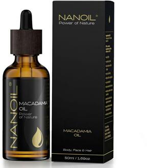 Nanoil_macadamia Oil Olejek Makadamia Do Piel?gnacji W?osi?1/2w I Cia?a 50ml