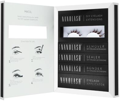 Nanolash Kunstwimpers Nanolash DIY Starter Kit Flirty Brown 183 g