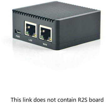 NanoPi R2S CNC all-metal case with strong heat dissipation