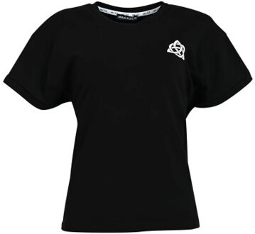 Nanora-t-shirt black/offwhite su25.75.027 - maat L Zwart