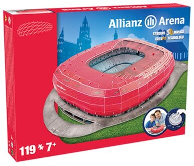 Nanostad 3D puzzel Bayern München Allianz Arena - 119 stukjes