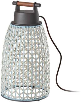 Nans M/41 LED tafellamp voor buiten, beige grafietbruin, beige