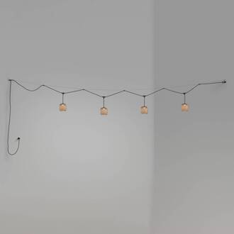 Nans S/16/4L LED-buiten hanglamp, bruin grafiet-bruin, bruin