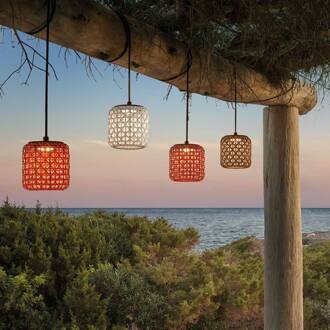 Nans S/16/H LED hanglamp met stekker rood