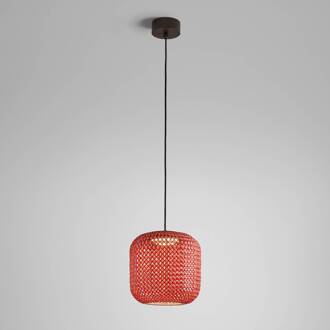 Nans S/31 LED buiten hanglamp, rood grafietbruin, rood