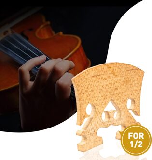 Naomi 1Pc Standaard Maple Brug 4/4 3/4 1/2 1/4 1/8 Viool Bridge Klassieke Barokke Stijl Brug 1 2