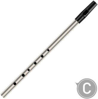 Naomi C Sleutel 6 Gaten Fluit Ierse Tin Fluitje Fluit Ierland Houtblazers Instrument Flauta Mini Pocket Penny Whistle High C zilver