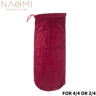 Naomi Viool Tas Satijnen Stof Zak Deken Voor Viool 4/4 3/4 Viool Fiddle Viool Onderdelen Accessoires Rood
