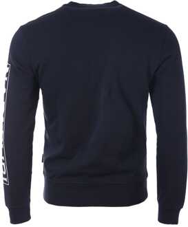 Napapijri Badas Crew Neck Sweatshirt - Blauw Marine - maat Navy
