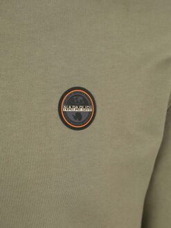 Napapijri Badge Sweater Olijfgroen - L,M,XL,XXL