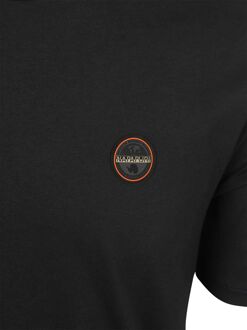 Napapijri Badge T-shirt Zwart - L,M,XL,XXL