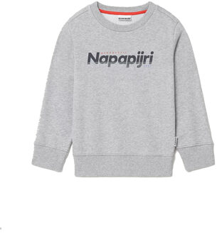 Napapijri Baloy Casual Sweater Jongens 140 Midden grijs